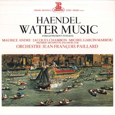 LP deska JEAN-FRANCOIS PAILLARD, MAURICE AND - Handel: Vodní hudba ERA2001 ERATO 1973 Japonsko Obi Klasická Použitá