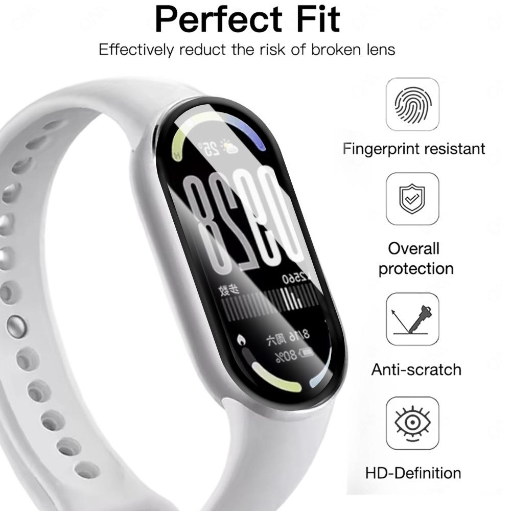 1-10pcs Screen Protector for Xiaomi Band 10 Full Cover Soft PMMA HD Protective Film Curved Protection for MiBand 10 Not Glass