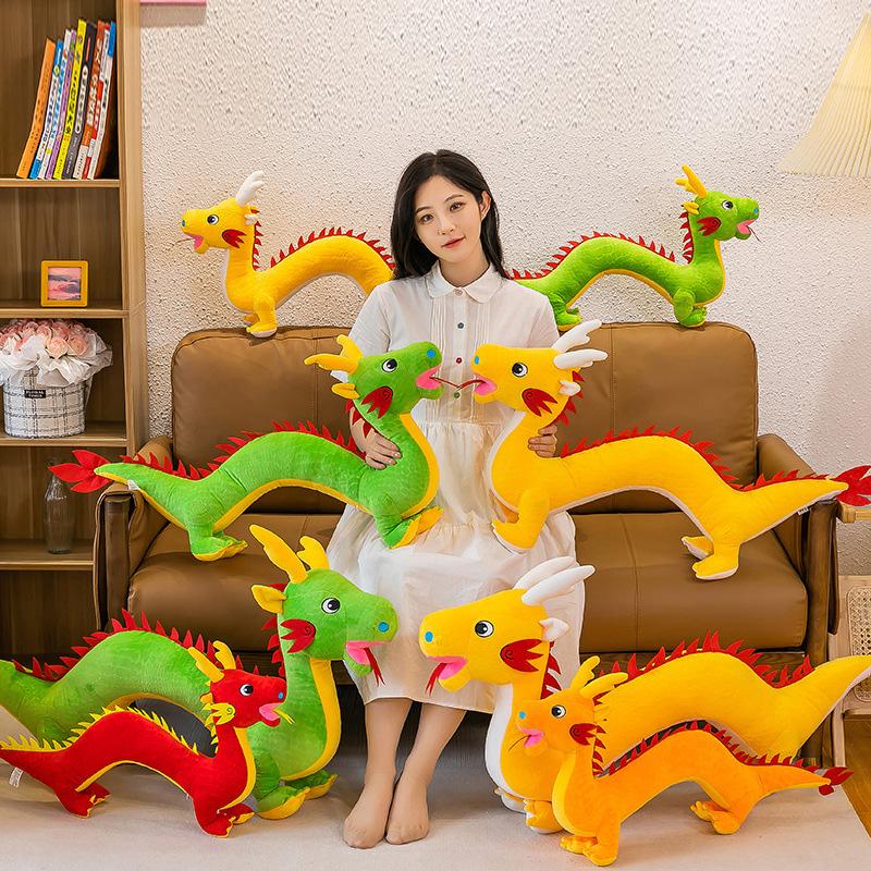 Dragon Toy Plush Stuffed Doll Pillow Sofa Cushion Home Decor Ornaments Gift Girl