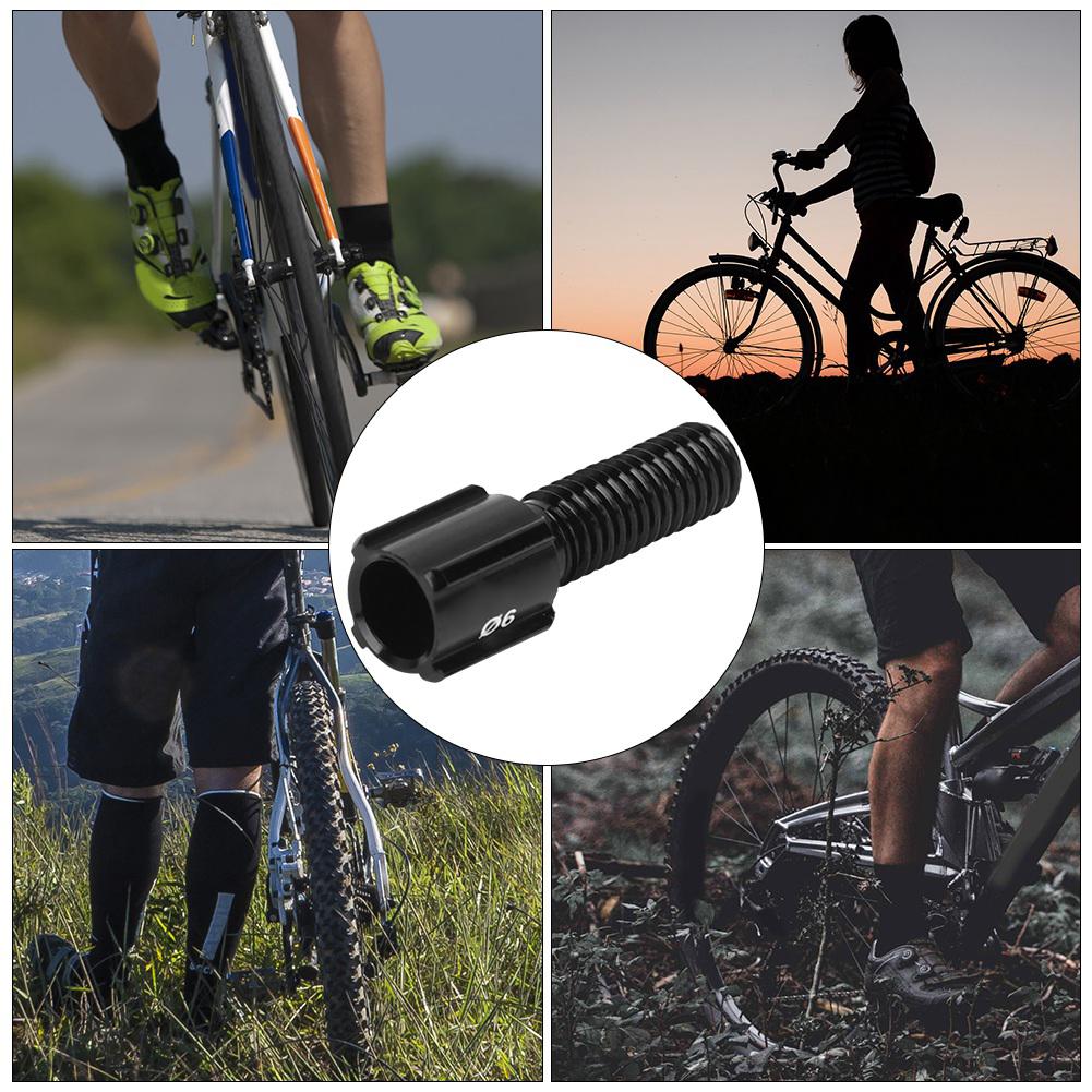 10PCS RC122 Black Road Bike Rear Derailleur Brake Cable Line Thumb Shifter Adjuster ScrewM6