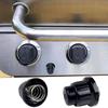 2pcs Grill Igniters Replacement Caps Plastic Push Button with Spring Spark Generator Knob Outdoor Cooking Supplies