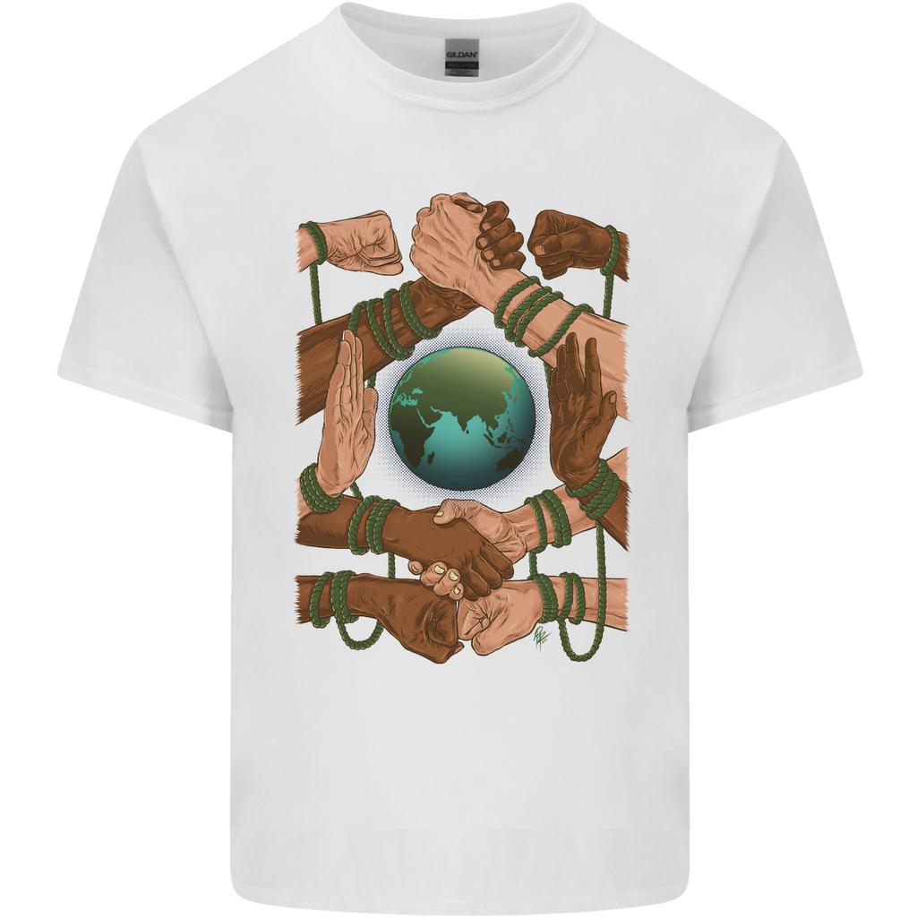 World of Peace Black Lives Matter LGBT Unisexs Light Cotton TShirt