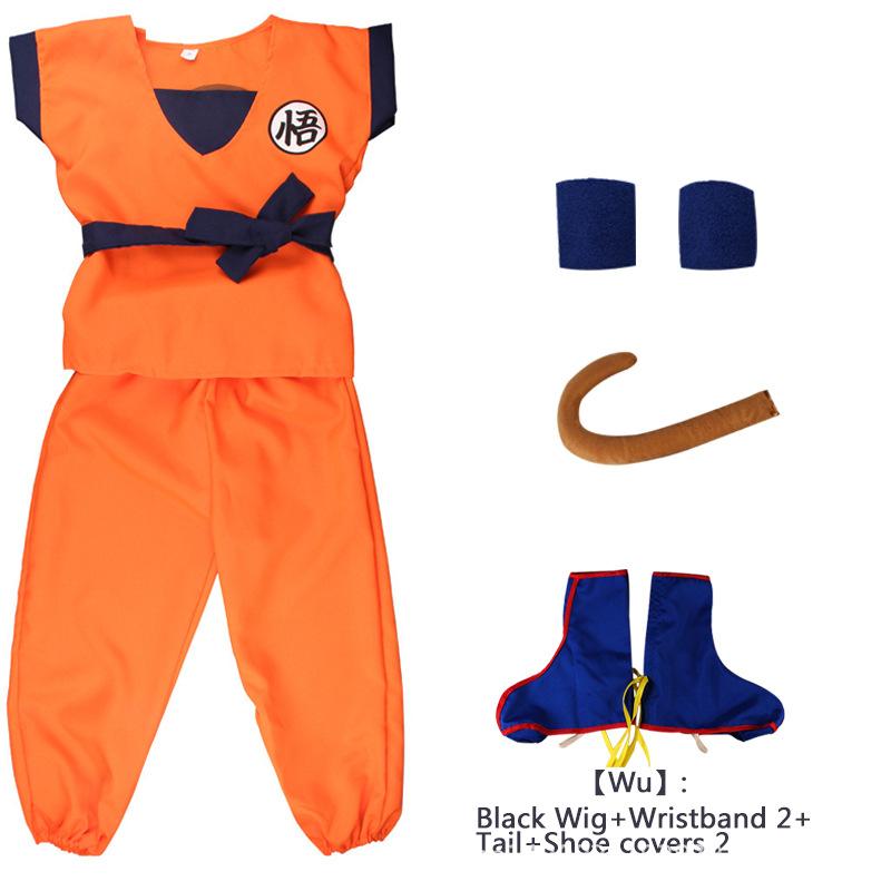 Saiyajin Affenkönig Kostüm Halloween Kleidung Kinderaufführungskleidung