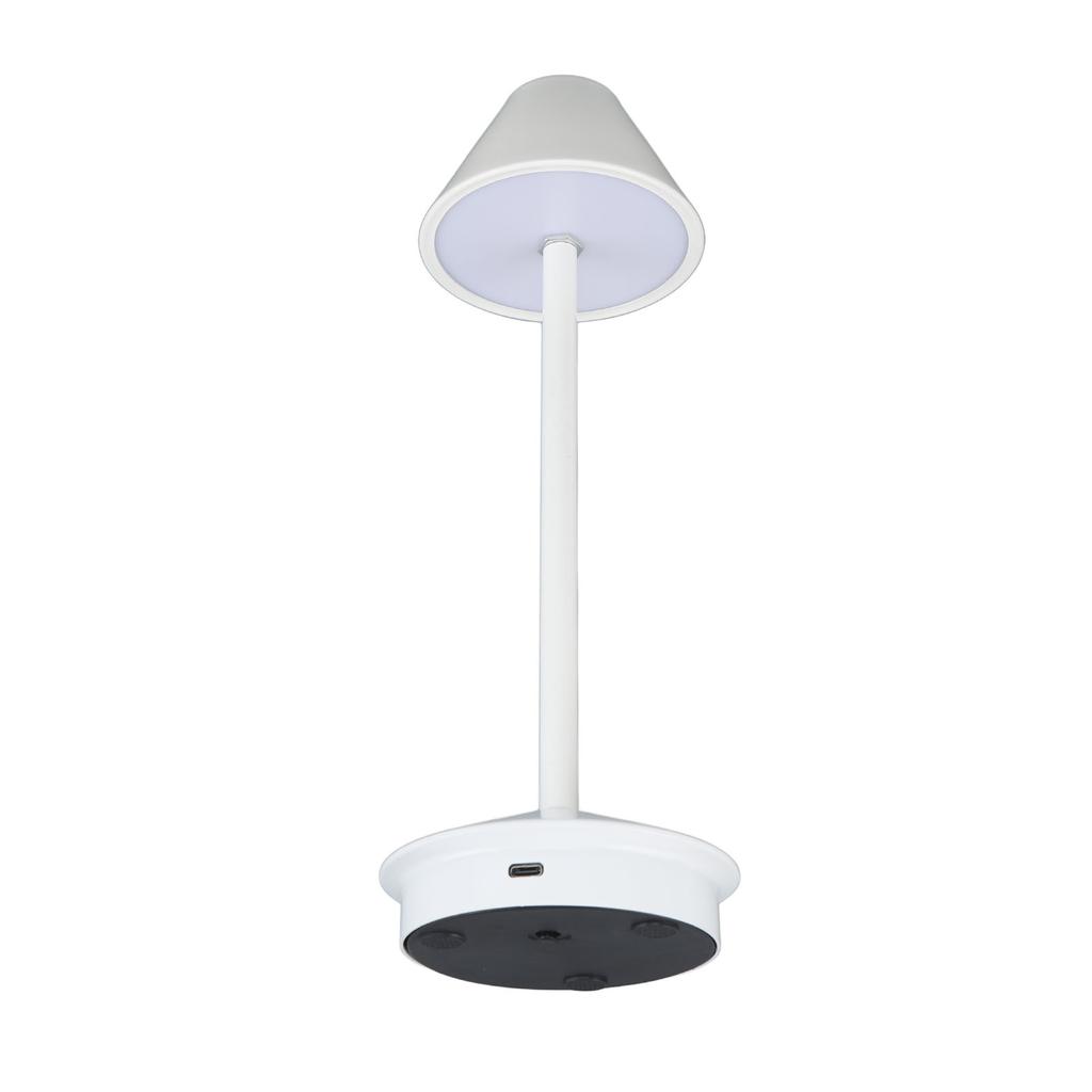 Cordless Table Lamp Modern Iron Art 3 Color Stepless Dimming Portable LED Desk Lamp with Touch Control