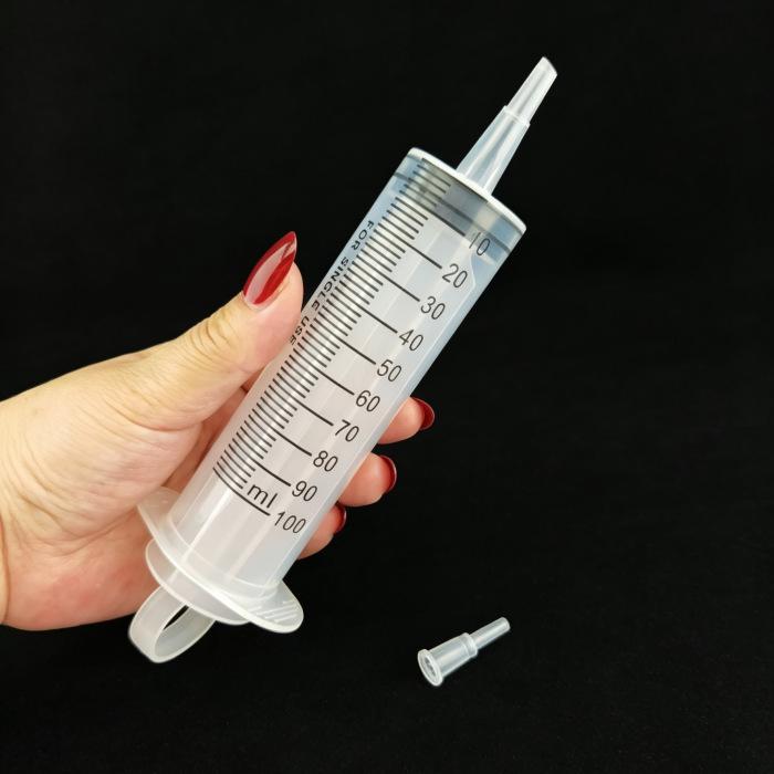 500ml Large Capacity Plastic Syringe for Adhesive Dispensing, Feeding, or Enema Use