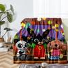 Bing Theme Printed Blanket - Perfect for Couch, Bed, Travel & Outdoor Use | Machine Washable, Cozy & Durable.
