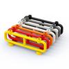 Domestic Small Particle Building Block Diy Accessories, Compatible With 2486 Parts 1X8X2 Iron Railings, Iron Horses, Fences
