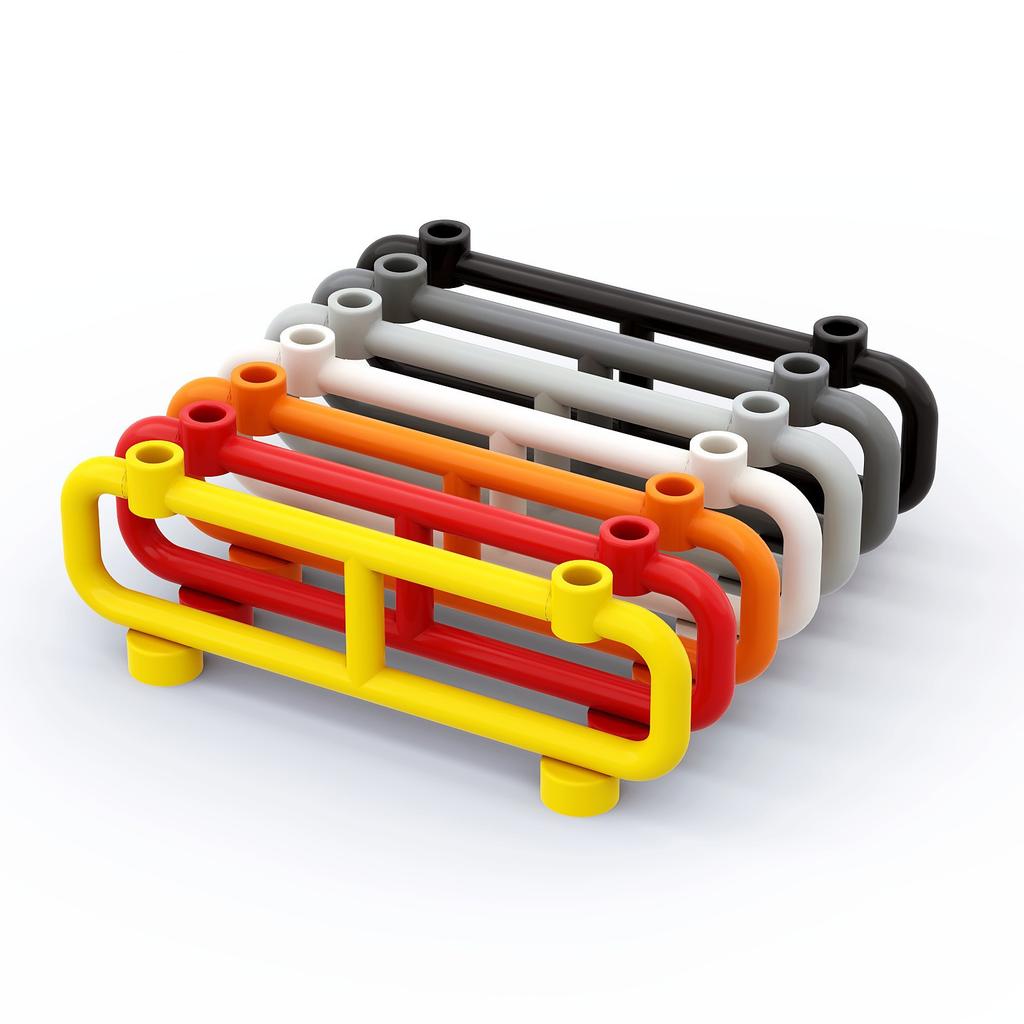 Domestic Small Particle Building Block Diy Accessories, Compatible With 2486 Parts 1X8X2 Iron Railings, Iron Horses, Fences