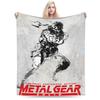 Metal Gear Solid Blanket Coral Fleece Plush Printed Multi-function Thin Throw Blankets for Bedding Bedroom Rug Piece