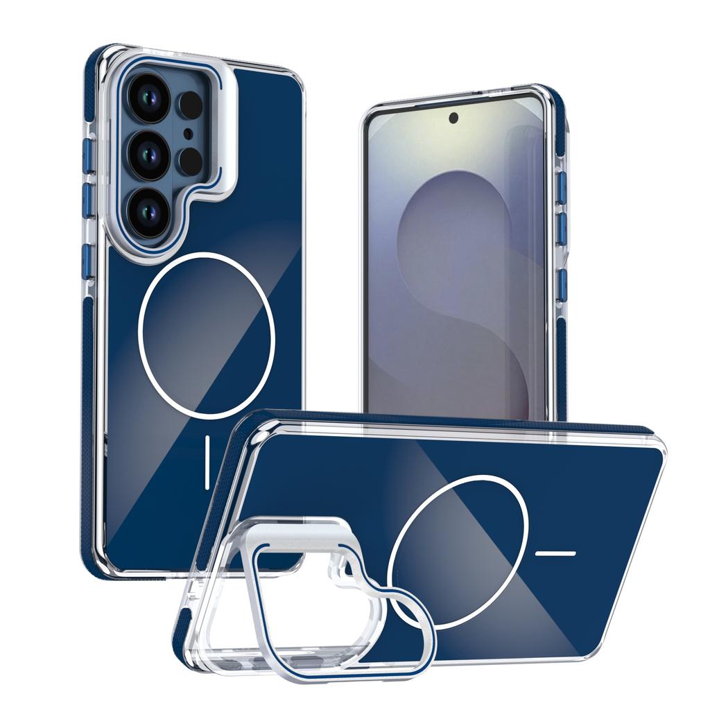 case for Samsung S26 plus ultra Magnetic lens holder protective case full coverage Wireless Charging Shock Proof WIth Kickstand