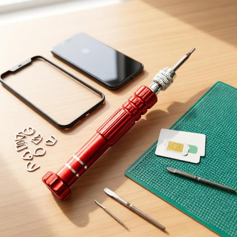 Phone Maintenance Tool 5 In 1 Magnetic Screwdriver Hardened Steel Construction Small Precisions Screwdriver