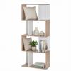 Minimalist Bookshelf, S-Shaped Display Rack, Open Shelving Unit, Storage Tower, Stylish Room Divider Shelf (Only with Bookshelf)