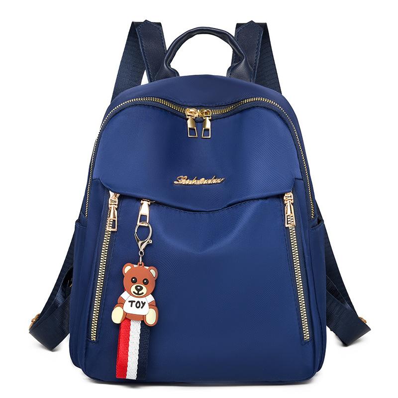 New simple women's backpack fashionable commuter versatile casual backpack large capacity niche student schoolbag