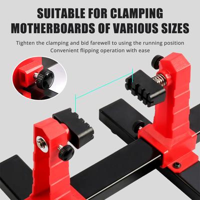 Adjustable PCB Holder Circuit Board Holder Tool for Circuit Board Soldering Desoldering Repair Tool 360 Rotation