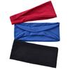 2024 New Women Solid Color Elastic Hair Bands Yoga Headband For Women Twist Cotton Wide Turban Knotted Headwrap Hair Accessories