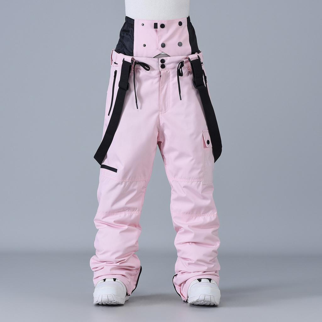 Techwear Style Wearproof Windproof Waterproof Breathable Ski Pants Overalls Man Woman Winter Thicken Warm Snowboarding Trousers