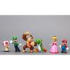 Super Mario 18-Piece Figurine Set 3-6cm Multicolor Collection (Mario, Luigi, Princess Peach, Yoshi, Toad)