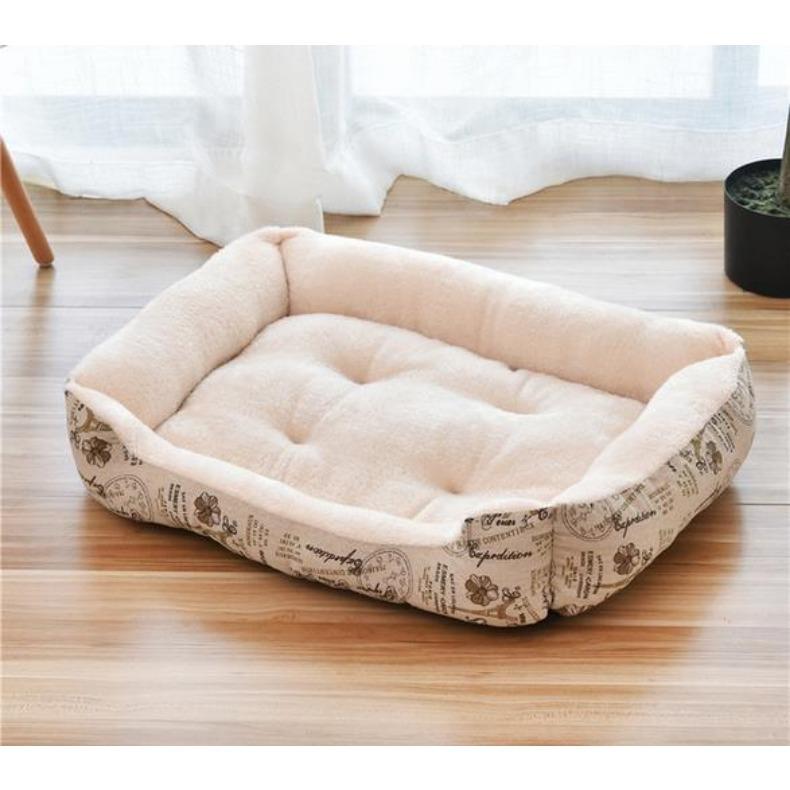 Soft Pet Bed Flannel Thickened Pet Fleece Dog House Soft Fleece Nest Dogs Baskets Mat Puppy Kennel For Cat Breathable Pets Bed
