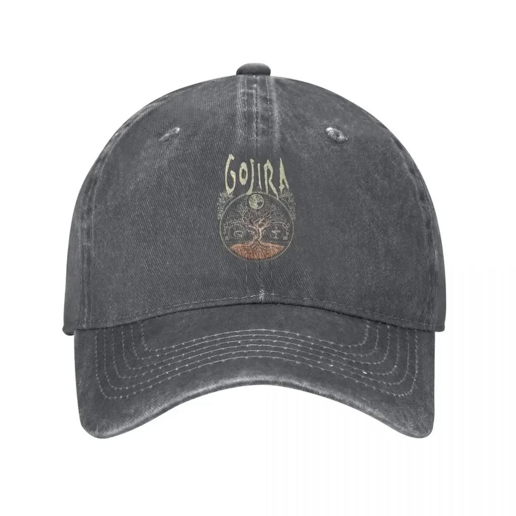 Casual Metal Band Gojiras Baseball Cap Unisex Distressed Washed Snapback Hat Outdoor Summer Caps Hat