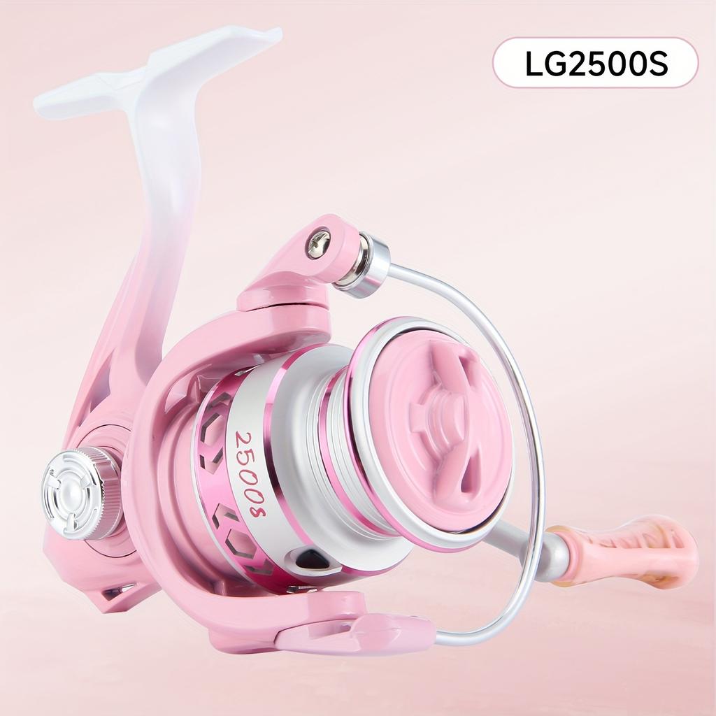 Macaron Color Spinning Fishing Reel  High Speed Gear Ratio Nylon Non-slip Grip Suitable for Freshwater Use Long-distance Casting Lure Micro-objects
