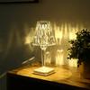 Diamond Crystal Lamp Nordic Small Night Lamp Bedroom Bedside Projection Ambience