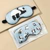 Imitated Silk Eye Patch Shading Sleep Panda Eye Mask Eyepatch Travel Relax Cover Eyeshade Health Sleeping Shield Eye Care Tools