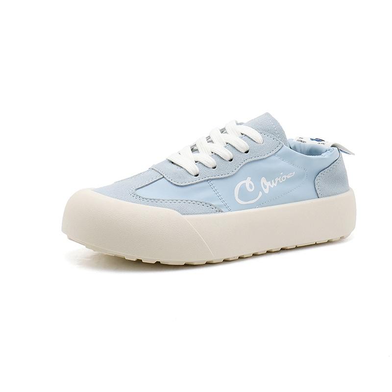 Women Round Toe Bread Sneakers Chunky Platform Lace Up Walking Shoes Soft Casual Street Campus Travel Daily Daily Daily Daily 35