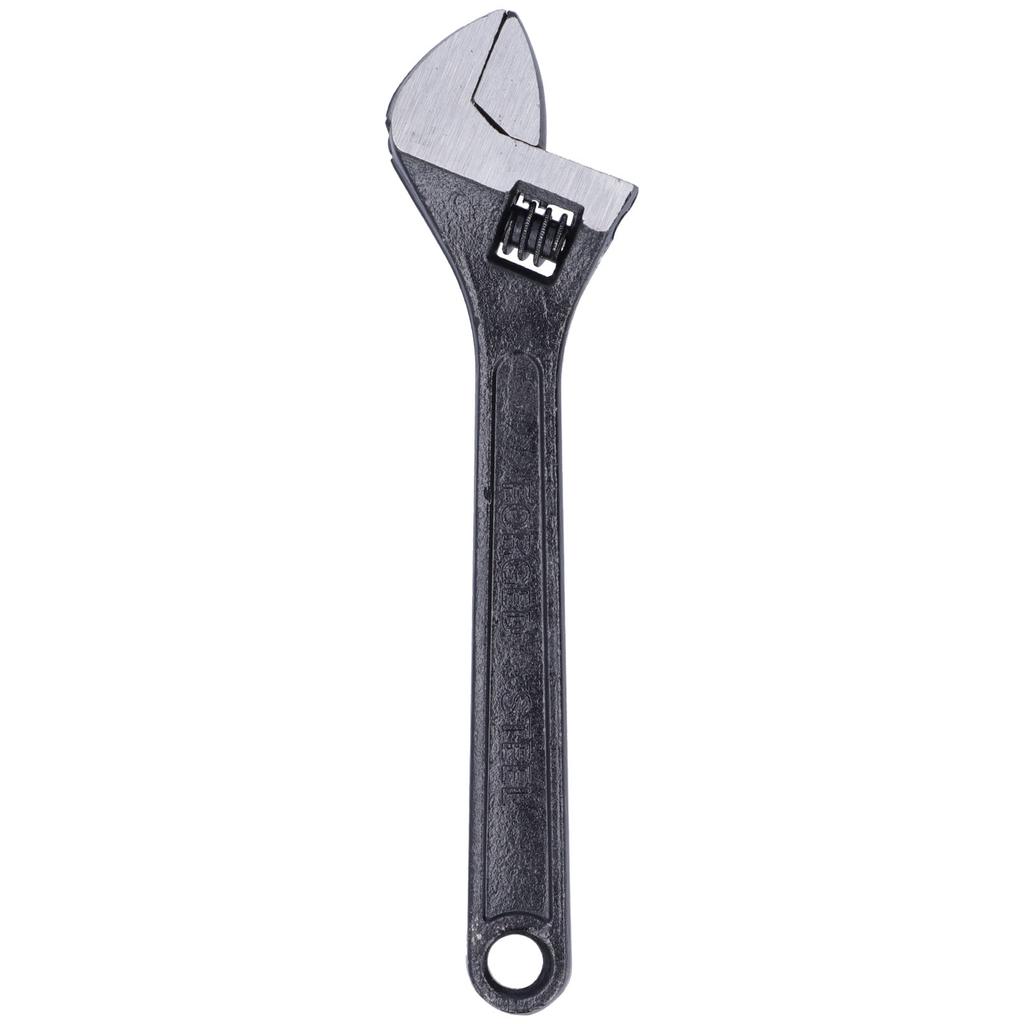 Adjustable Wrench 12in Ergonomic Open End Spanner Hardware Metal Hand Tool with Scale