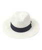 Yunibeosyeolkemiseuteuli Navy Line Summer White Fedora
