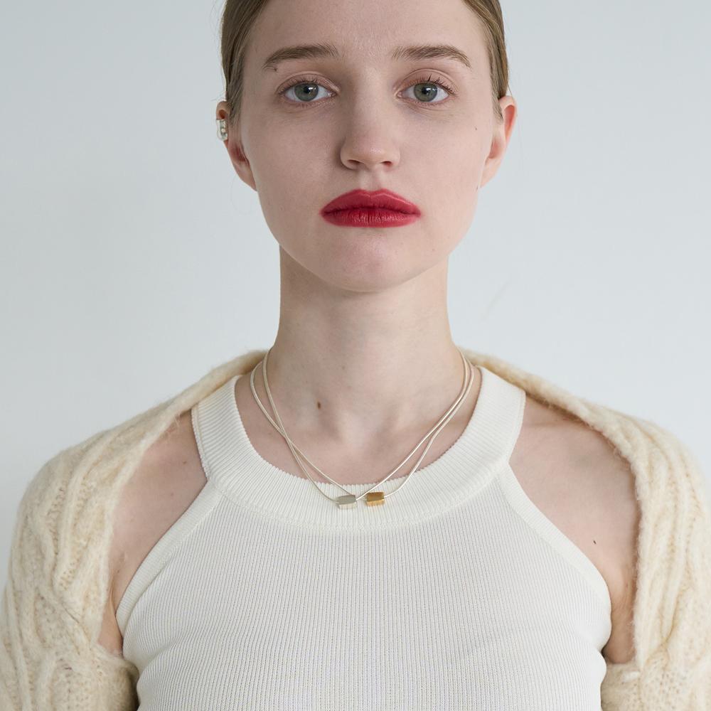 Still Instant Round Hole & Forms - Necklace 08 (2Colors)