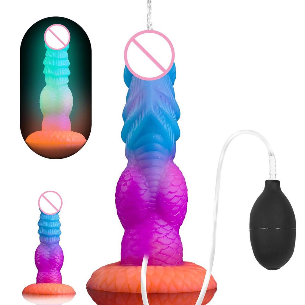 Inflatable Alien Phallus: Expandable Female Couples Toy & Anal Dilator