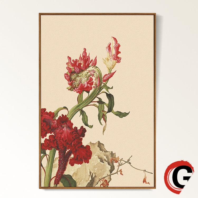 

HD животное птица холст картина весна персик цветок картина китайский стиль печать плакатов гостиная украшения дома стены 30X40cm Unframed