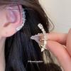Cold Wind Zircon Square Water Drop Ear Clips for Women Without Ear Piercings, Light Luxury, Advanced Ear Bone Clips, Design Sense, Niche Earrings