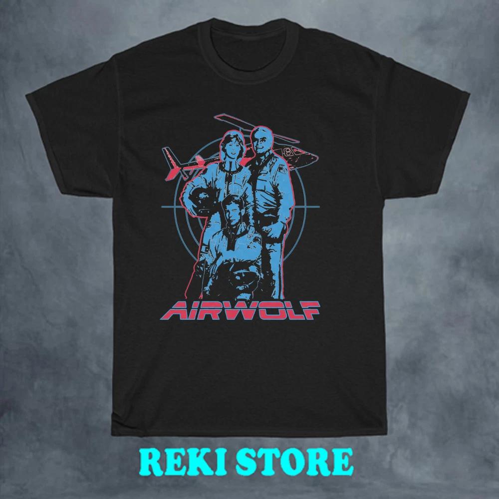 Airwolf Air Wolf TV Series Men s Black Size S-5XL XL