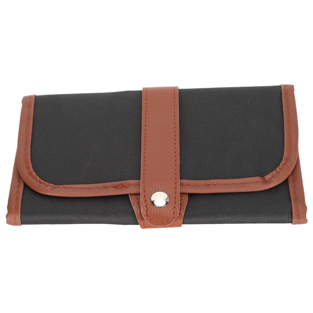 Pen Wrap Roll Pencil Case Canvas Bag Pouch Painting Tools Storage Stationery School Supplies