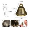 Bronze Small Bells Hanging Craft Bell DIY Pendant Retro Design for Festival Sewing Decoration