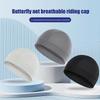 Unisex Cycling Cap Quick Dry Breathable Mesh Moisture Wicking Under Helmet Beanie Inner Lined Dome Summer Simple Sport Cap