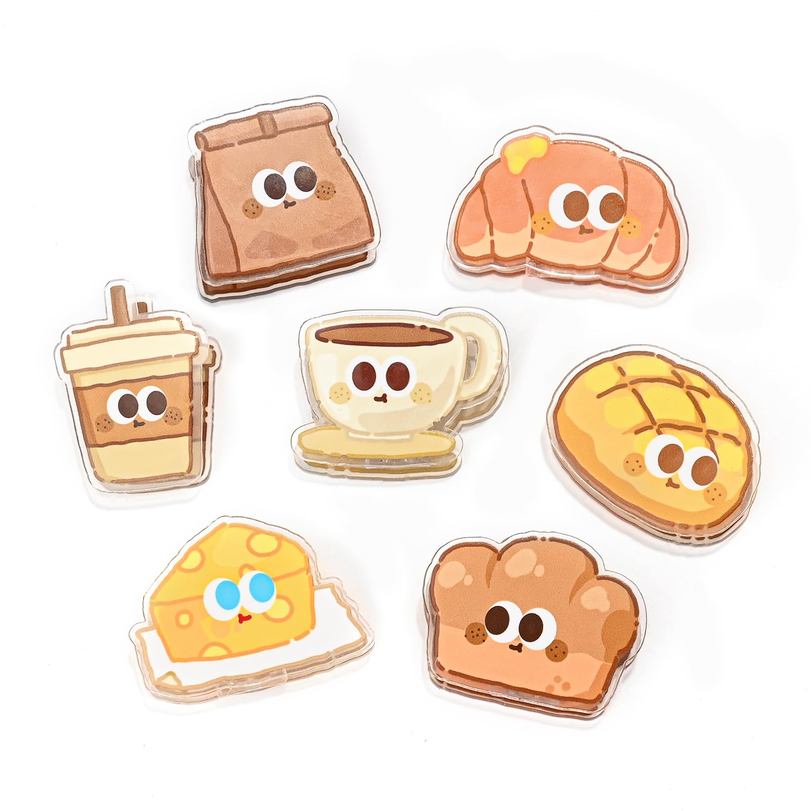 

Треугольные зажимы Newseego Уголок для бумаги Книга Двойные Милые Канцелярские товары Уголок для книги Без пробивания Бытовые Милые Зажимы для Офиса (7 шт.) Клипсы,