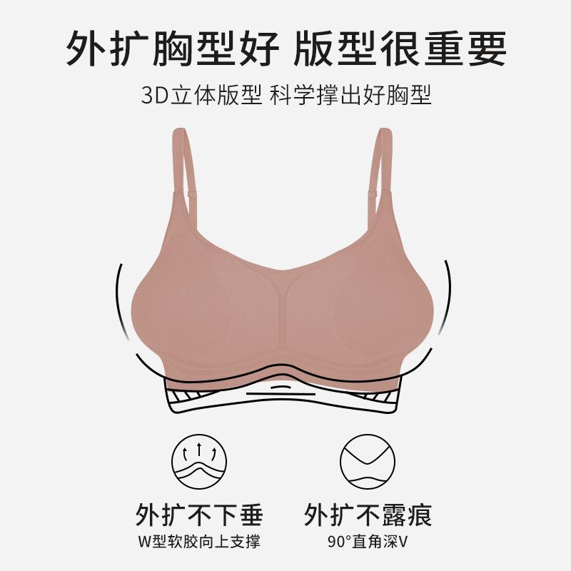 Expansion Underwear Women Gather Small Breasts, Show Large Fixed Cup, Close Sub-breasts, Anti-sagging Soft Support, Seamless Bra Spice Girl