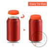 Leak-Proof Silicone Can and Bottle Cap for Easy-Sealing