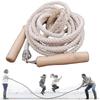 5m Long Jump Rope, Multiplayer Rope Skipping, Long Skipping Rope With Wooden Handle