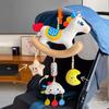 Giocattolo Morbido da Dentizione in Peluche con Sonaglio Morbido per Seggiolino Auto e Comfort del Sonno