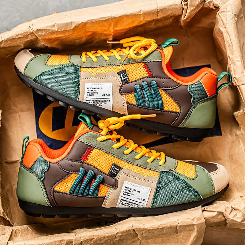 Trendy Men'S Shoes, Casual Sneakers, Spring And Summer Fashionable, Lightweight, Durable Shoes, Breathable Skateboard Sneakers