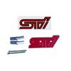 3D Metal STI Logo Emblem Car Front Grille Logo Badge Sticker Styling for Subaru Legacy Impreza XV BRZ Forester WRX Levorg Ascent bb1