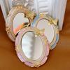 Retro Europäischer Stil Relief Handspiegel Make-up Spiegel Tragbar Haus Zimmer Dekoration Süßer Schmetterling Exquisite Make-up Spiegel Geschenk