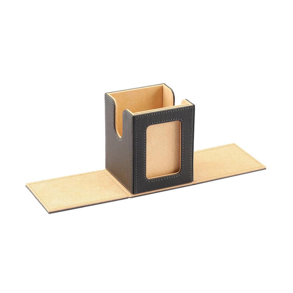 PU Leather Trading Card Deck Storage Box Gathering Card Toy Container Collectibles Game Card Collector Storage Case
