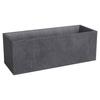 Planter - SYDNEY - Plastic - Anthracite - 100 Cm - 98 L - Dimensions: 99.5x39.5x43 Cm