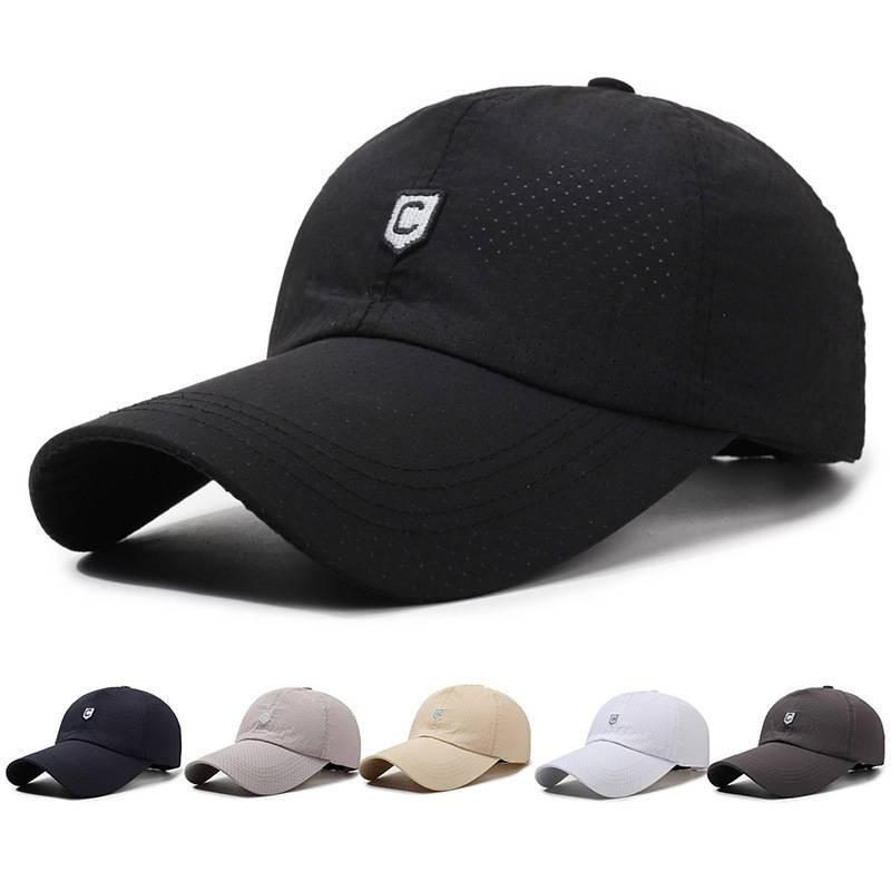 Embroidery Letter C Baseball Cap Outdoors Outdoor Sun Breathable Protection