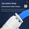 PL-L Threaded Two-Way Pneumatic Air Hose Connector CN plug (adapter included)