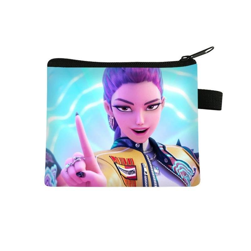 Witch Hunters Change Bag Coin Storage Bag Wallet Short Portable Key Card Bag Cartoon Bag